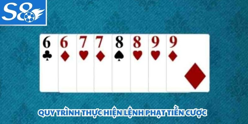 Quy trình thực hiện lệnh phạt tiền cược