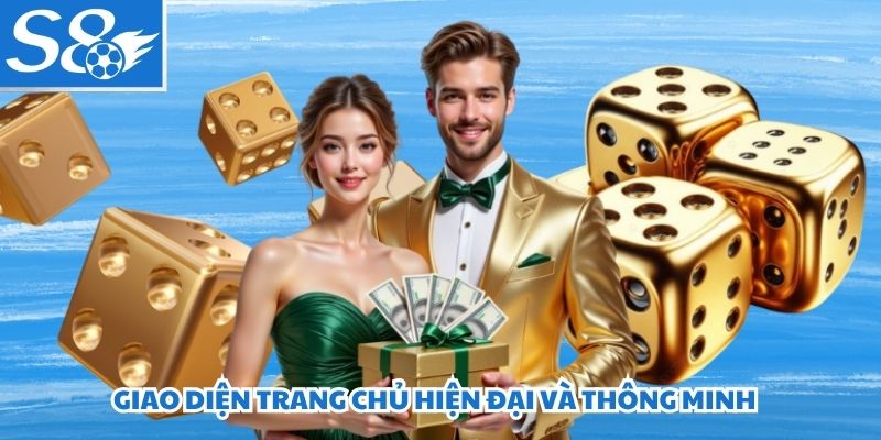 Giao diện trang chủ hiện đại và thông minh