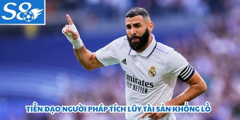 Tiền đạo người Pháp tích lũy tài sản khổng lồ